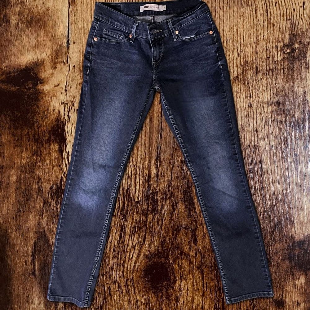 Women’s Size 3 524 Levi’s Straight Faded Thigh Great Preowned